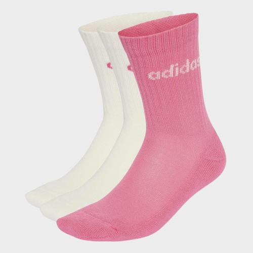 Preview: ADIDAS C LIN CREW 3P - OWHITE/PNKFUS/OWHITE