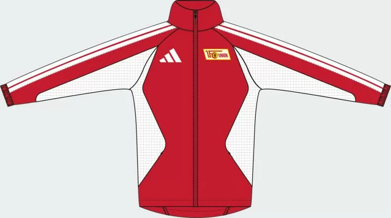 ADIDAS UNB H ANTH - VIVRED/WHITE