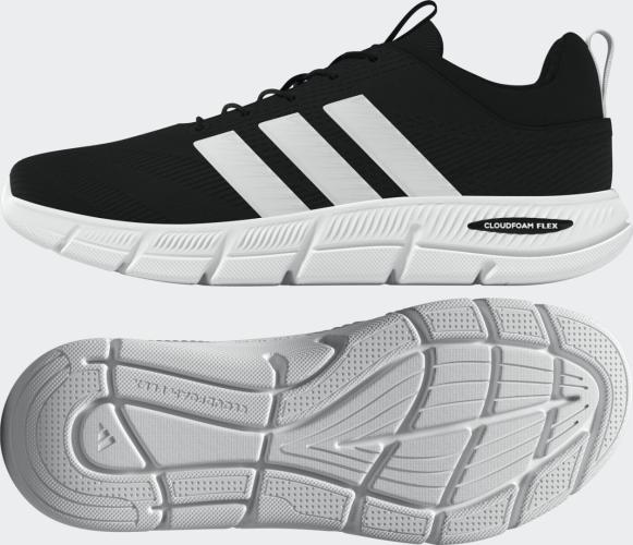 Preview: ADIDAS CLOUDFOAM FLEX - ELASTIC LACES - CBLACK/FTWWHT/CARBON