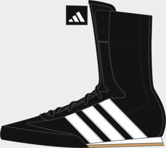 Preview: ADIDAS BOX HOG CLASSIC K - CBLACK/FTWWHT/CBLACK