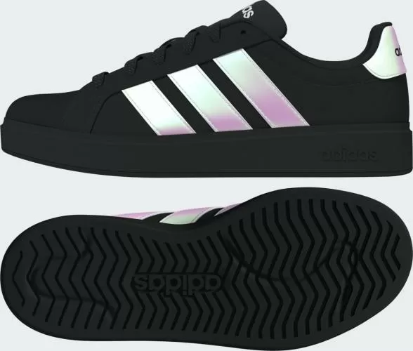 ADIDAS STREETTALK J - CBLACK/IRIDES/FTWWHT
