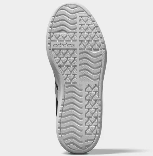 ADIDAS VL COURT BOLD J - CBLACK/SILVMT/FTWWHT