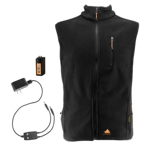 Alpenheat FireVest Heated fleece vest - black