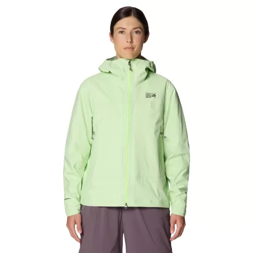 Mountain Hardwear Damen Cloud Cipher™ Hooded Jacket GELB
