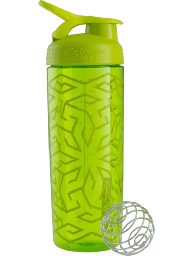 BlenderBottle SportMixer Signature Sleek - Green/Green, 820 ml