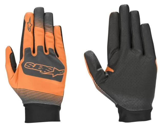 Alpinestars Teton Plus Glove - bright orange mid gray