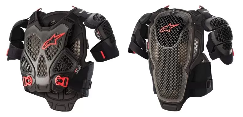 Alpinestars A-6 Chest Protector - black anthracite red