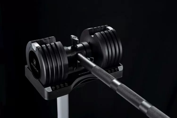 Byzoomfitness Pure Series Easy Bar für die verstellb.n Hanteln 5.6/11.3/12.5Kg - schwarz