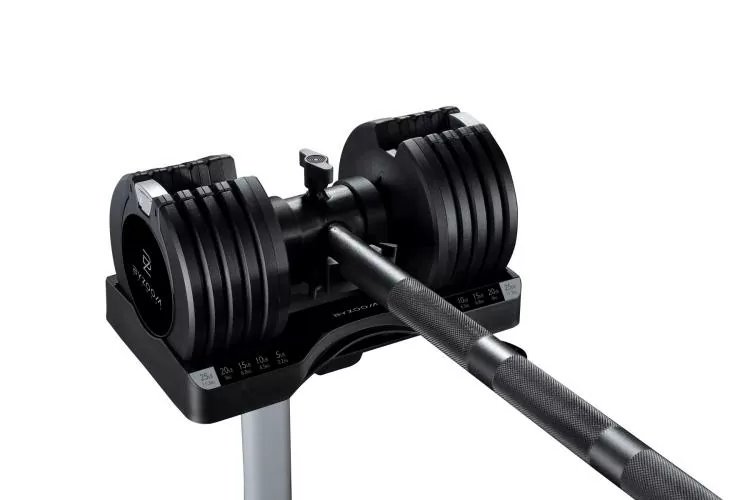 Byzoomfitness Pure Series Easy Bar für die verstellb.n Hanteln 5.6/11.3/12.5Kg - schwarz