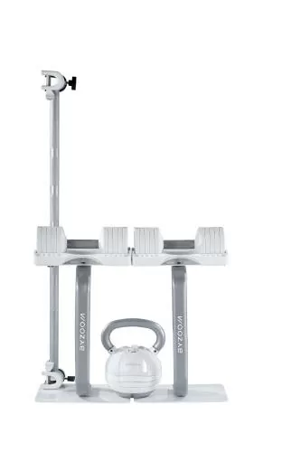 Byzoomfitness Dumbbell stand for 5.6/11.3/12.5Kg adjustable dumbbells - white