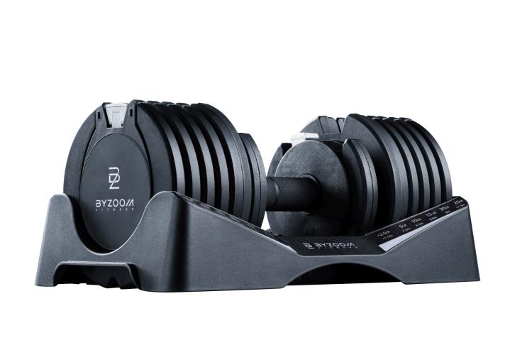 Preview: Byzoomfitness Pure Series 12.5Kg verstellb. Hantel - schwarz