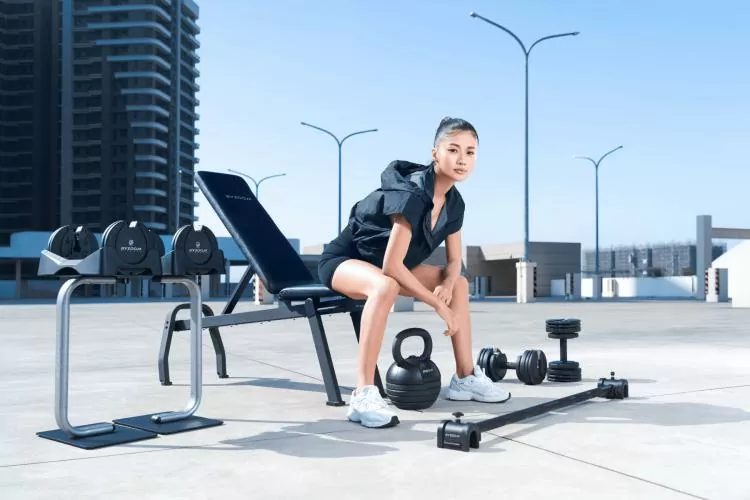 Byzoomfitness Pure Series 12.5Kg adjustable dumbbell - black