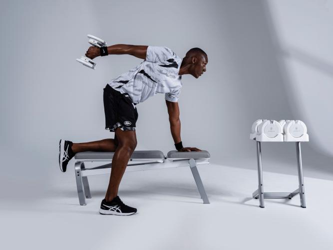 Preview: Byzoomfitness Pure Series 25Kg verstellb. Hantel - weiss