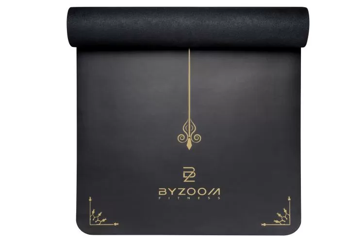 Byzoomfitness PU yoga mat - black