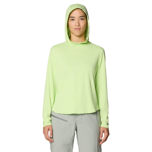 Preview: Mountain Hardwear Damen Sunblocker Long Sleeve Hoody GELB