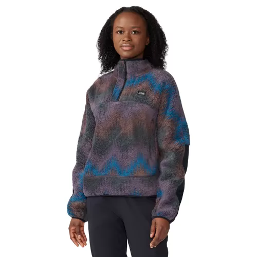 Mountain Hardwear Damen HiCamp™ Fleece Printed Pullover VIOLETT