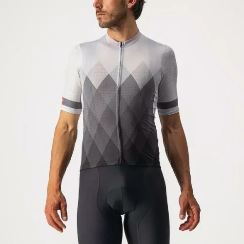 Castelli A Tutta Jersey - Silver Gray/Dark Gray