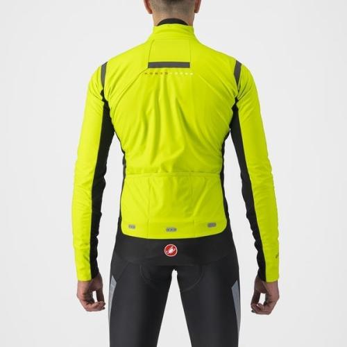 Preview: Castelli Alpha RoS 2 Jacket - Electric Lime/Dark Gray-Dark Gray