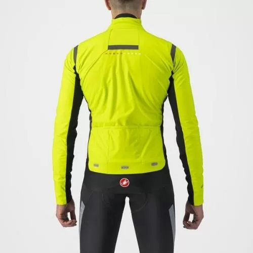 Castelli Alpha RoS 2 Jacket - Electric Lime/Dark Gray-Dark Gray