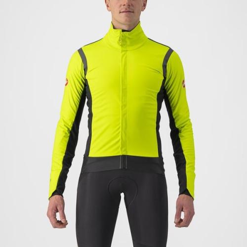 Preview: Castelli Alpha RoS 2 Jacket - Electric Lime/Dark Gray-Dark Gray