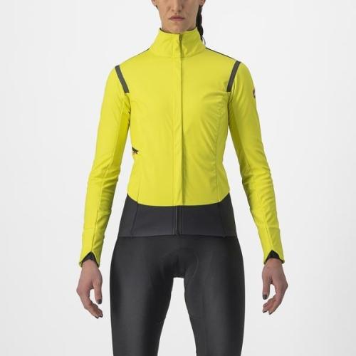 Preview: Castelli Alpha RoS 2 W Jacket - Lime Light Fluo/Dark Gray