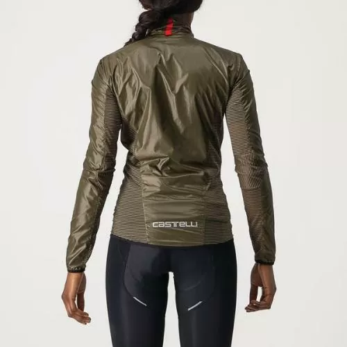 Castelli Aria Shell W Jacket - Moss Brown