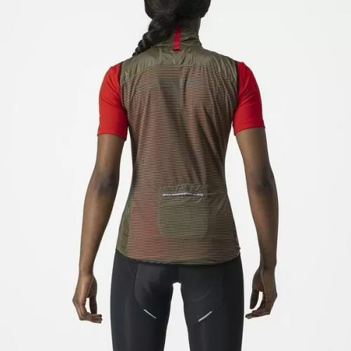 Castelli Aria W Vest - Moss Brown