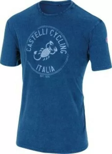 Castelli Armando T-Shirt - Melange Blue