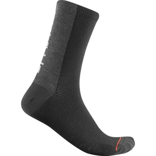 Castelli Bandito Wool 18 Sock - Black