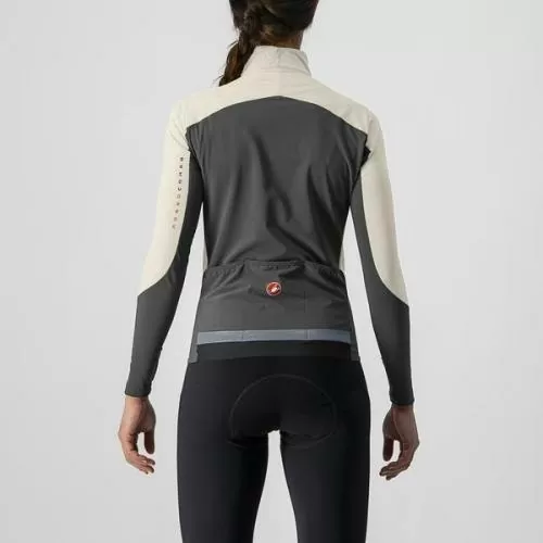 Castelli Beta RoS W Jacket - Chalk/Dark Gray
