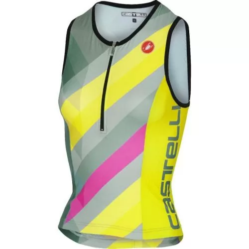 Castelli Core 2 W Singlet - Multicolor Forest Gray
