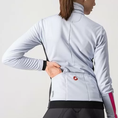 Castelli Dinamica Jacket - Silver Gray/Dark Gray-Pink Reflex