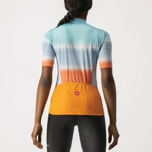 Castelli Dolce Jersey - Skylight/Pop Orange