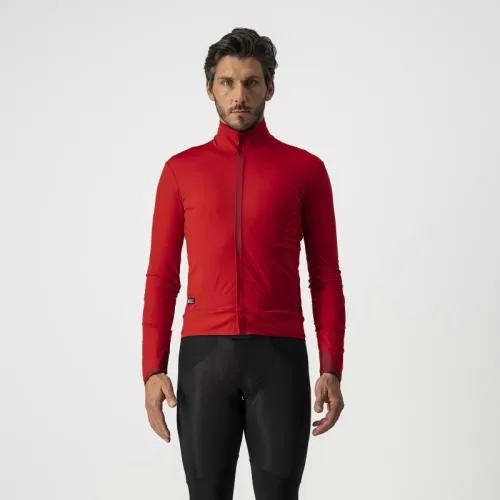 Castelli Elite RoS Jacket - Red/Black