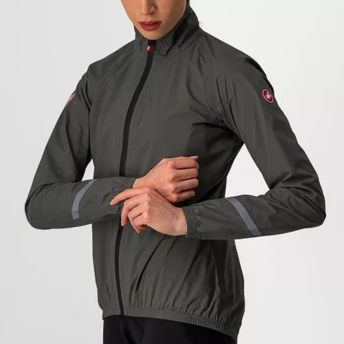 Castelli Emergency 2 W Rain Jacket - Military Green