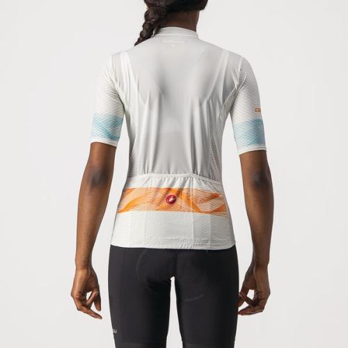 Preview: Castelli Fenice Jersey - Ivory/Pop Orange-Skylight