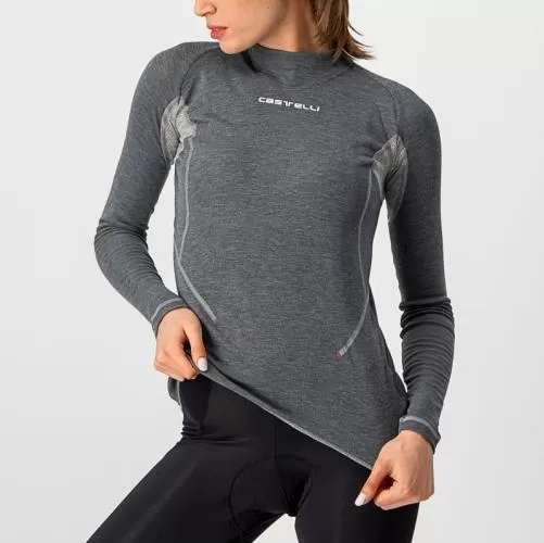 Castelli Flanders 2 W Warm Long Sleeve - Gray
