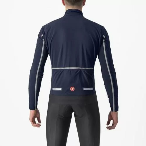 Castelli Flight Jacket Air - Savile Blue/Silver Gray-Steel Blue