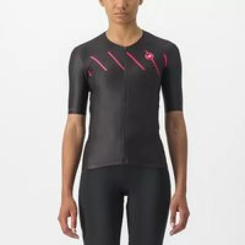 Castelli Free Speed 2 W Race Top - Black/Hibibscus