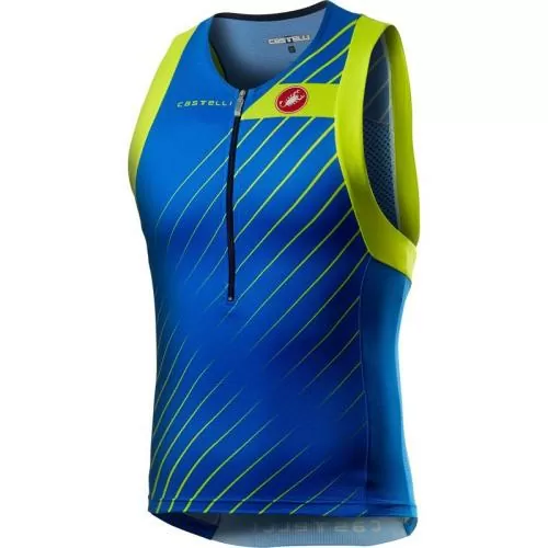 Castelli Free Tri Top - Drive Blue
