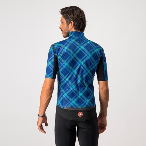 Preview: Castelli Gabba RoS - Ocean Blue/Malachite Green-Plaid