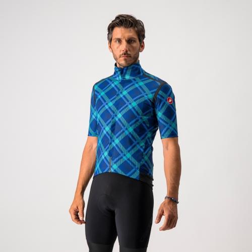 Preview: Castelli Gabba RoS - Ocean Blue/Malachite Green-Plaid