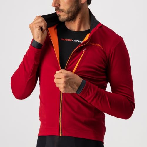 Preview: Castelli Go Jacket - Pro Red/Brilliant Orange