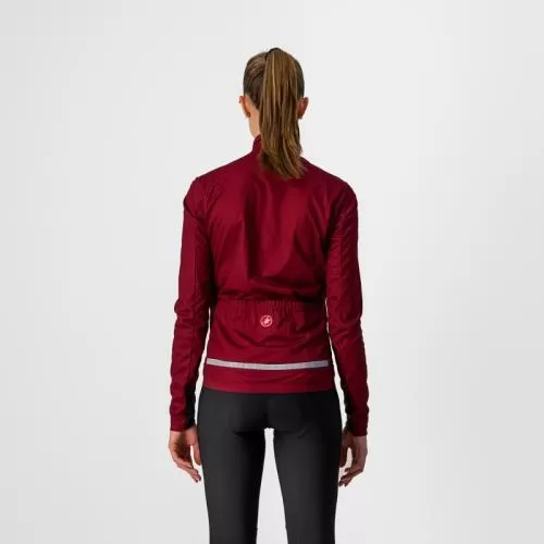 Castelli Go W Jacket - Bordeaux/Brilliant Pink