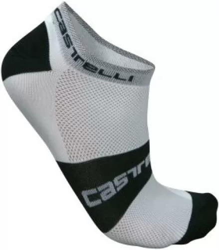 Castelli Lowboy Socks - White/Black