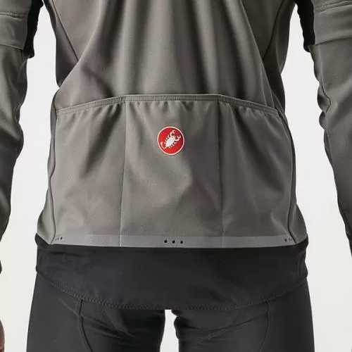 Castelli Perfetto RoS 2 Convertible Jacket - Nickel Gray/Travertine Gray