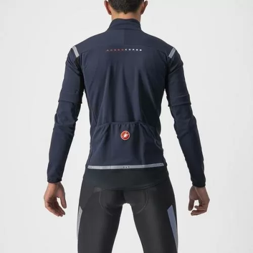Castelli Perfetto RoS 2 Convertible Jacket - Savile Blue/Silver Gray