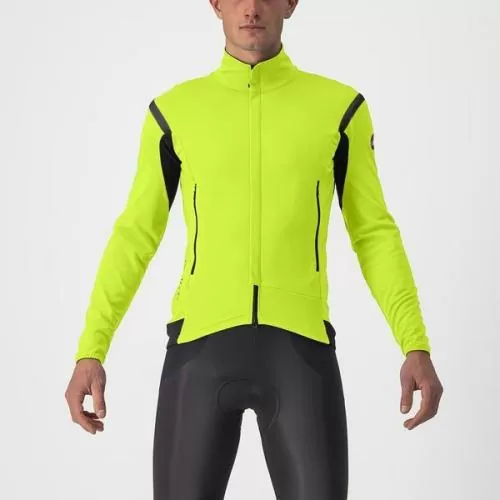 Castelli Perfetto RoS 2 Jacket - Electric Lime/Dark Gray