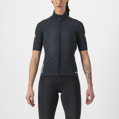 Preview: Castelli Perfetto RoS 2W Wind Jersey - Light Black
