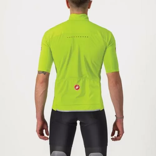 Castelli Perfetto RoS Wind Jersey - Electric Lime